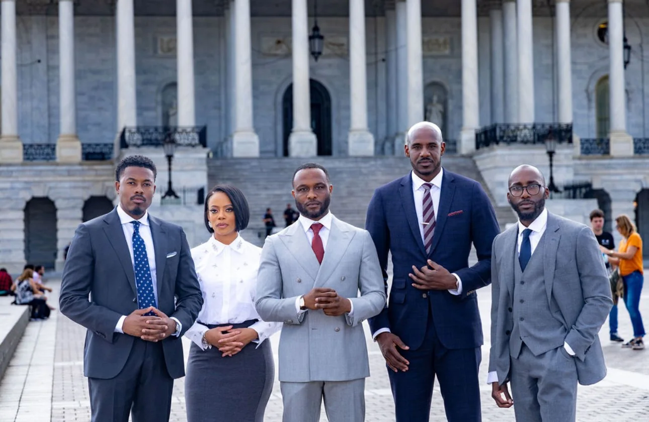 The Hulett & Co. envoys standing together in Washington, D.C.